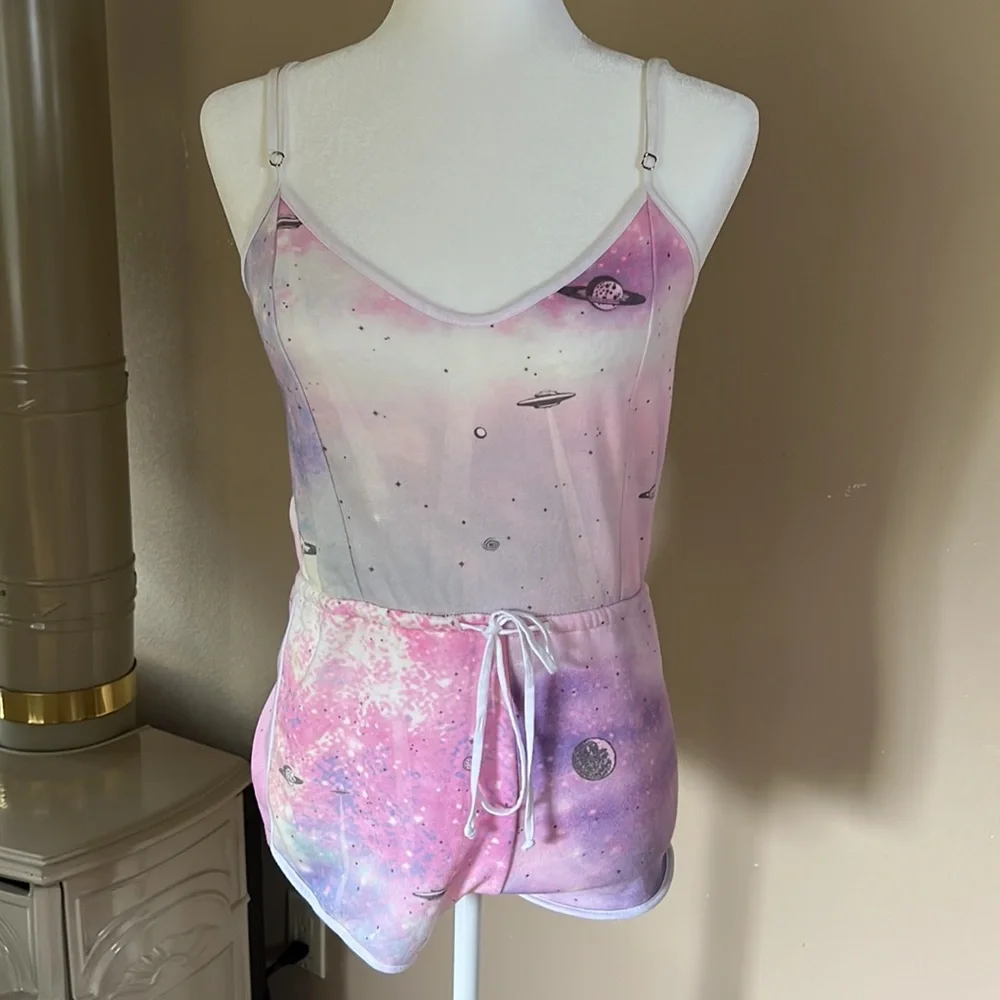 Wildfox NWT Space Cadet Swim Collection Terry Romper